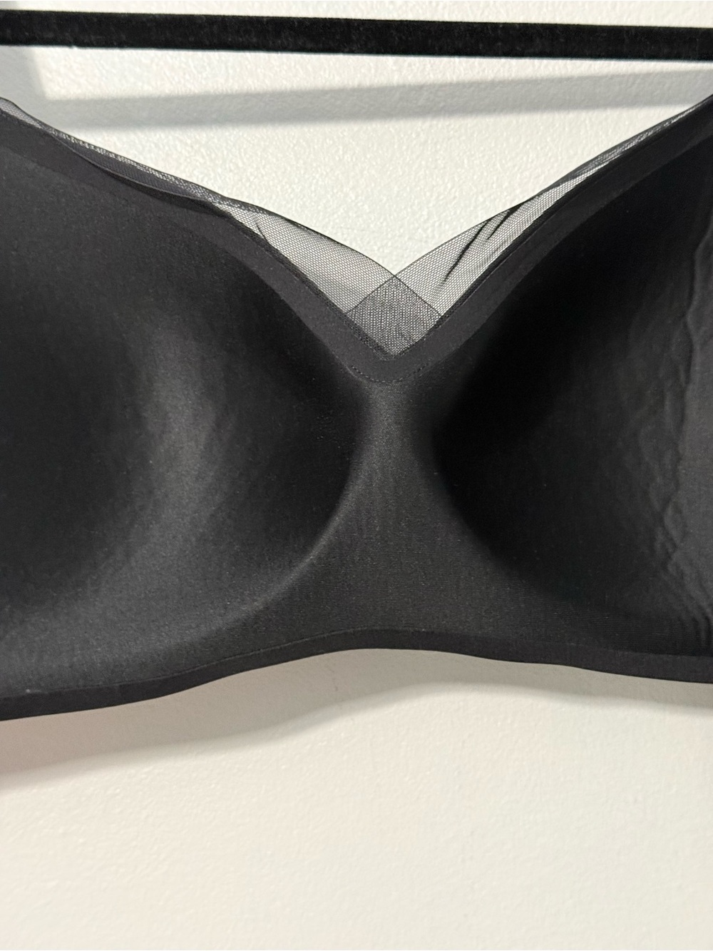 Honeylove Cross Over Black Mesh Panel Wireless Bra STYLE#BRBR00048 36D - Picture 5 of 6